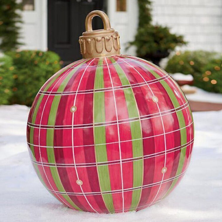Inflatable Decorated PVC Outdoor Christmas Ball