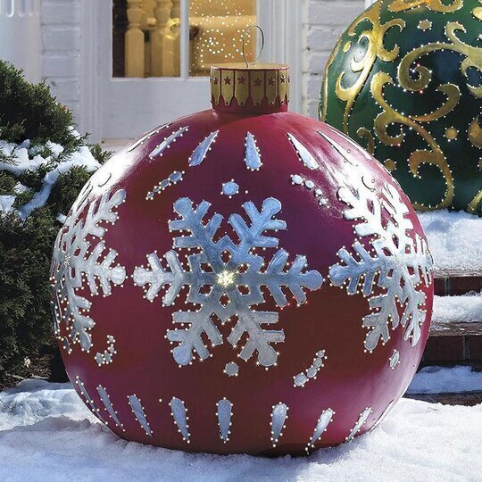 Inflatable Decorated PVC Outdoor Christmas Ball