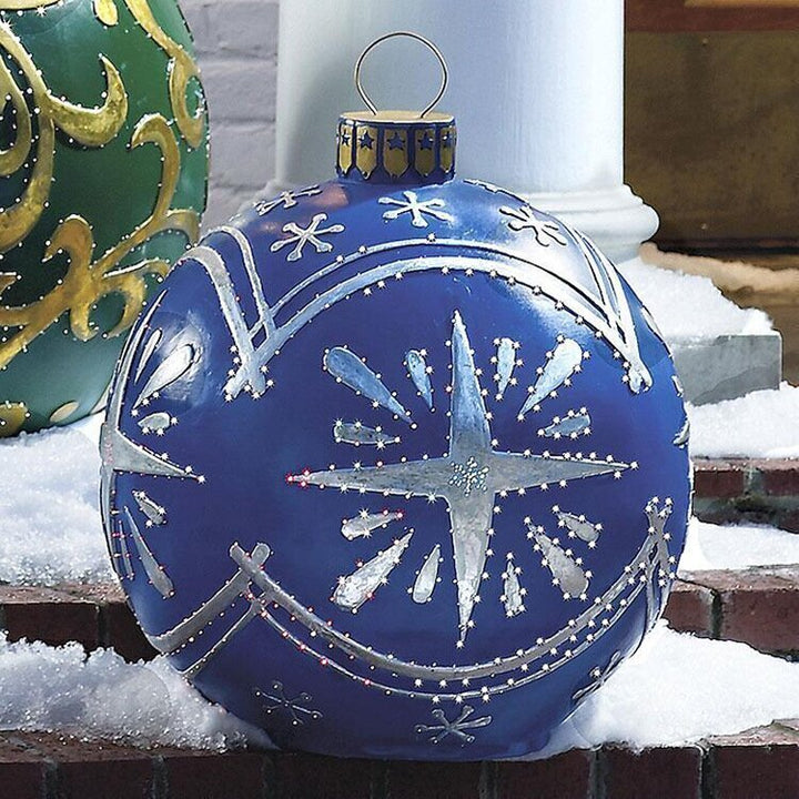 Inflatable Decorated PVC Outdoor Christmas Ball