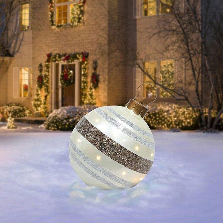 Inflatable Decorated PVC Outdoor Christmas Ball