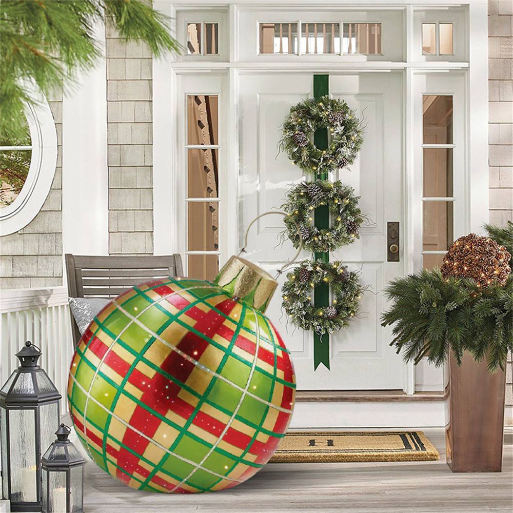 Inflatable Decorated PVC Outdoor Christmas Ball
