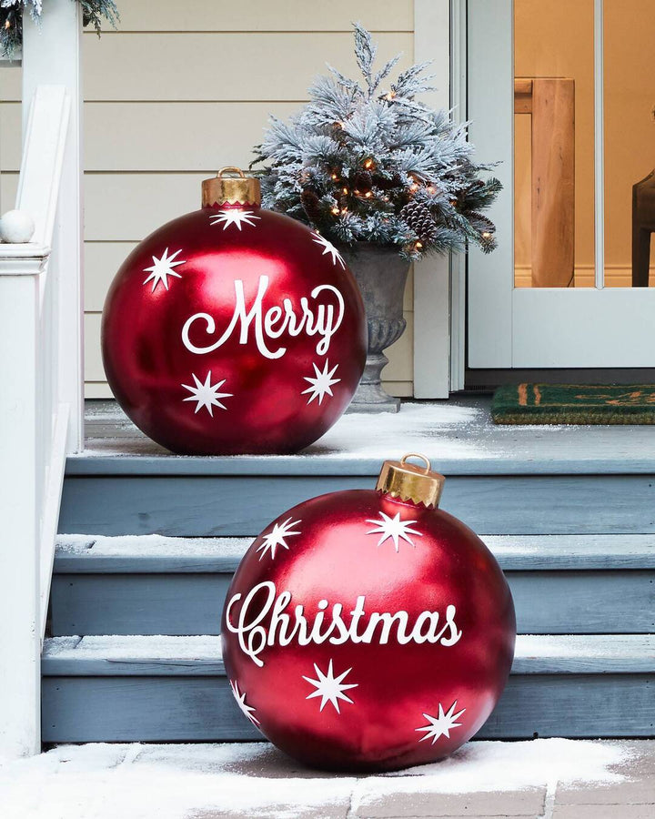 Inflatable Decorated PVC Outdoor Christmas Ball