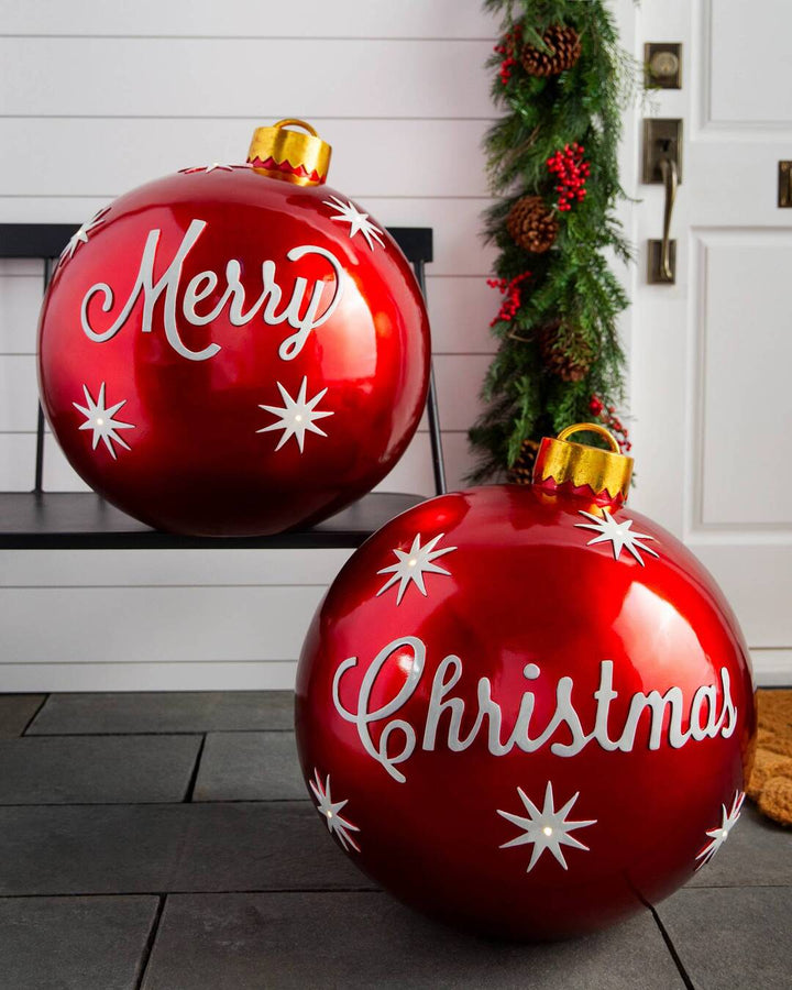 Inflatable Decorated PVC Outdoor Christmas Ball