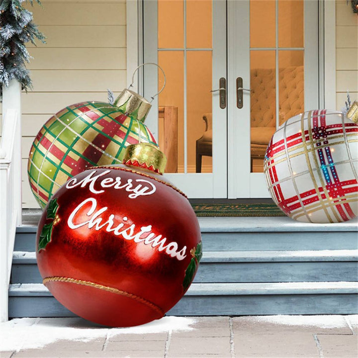 Inflatable Decorated PVC Outdoor Christmas Ball