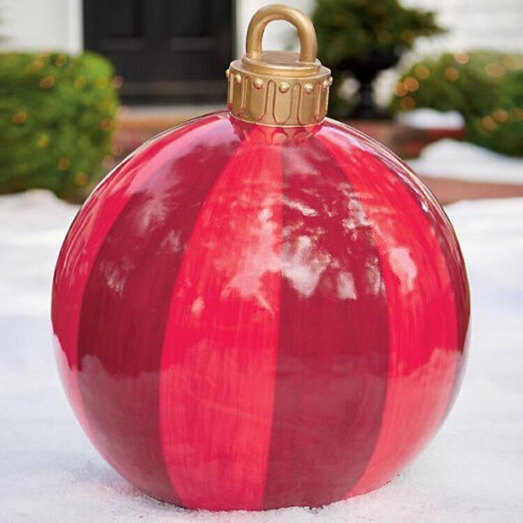Inflatable Decorated PVC Outdoor Christmas Ball