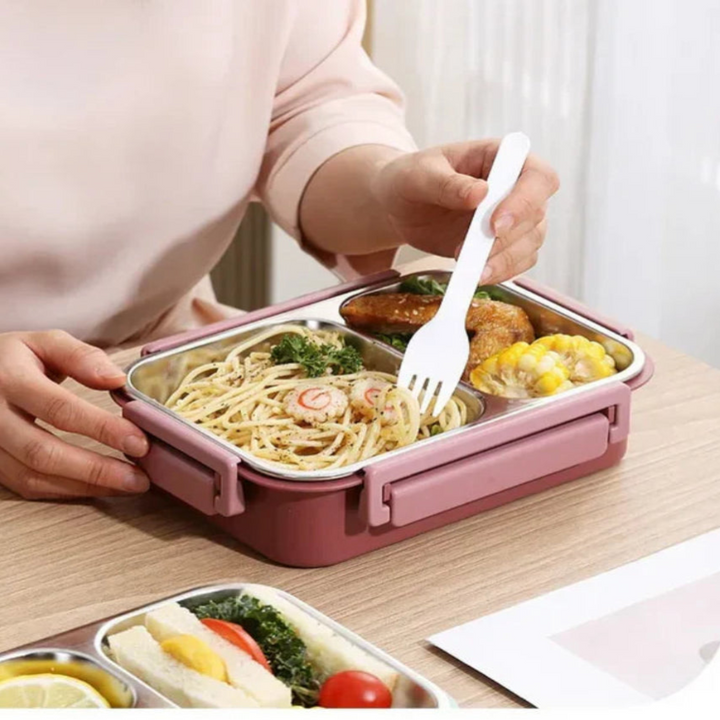 Insulated Stainless Steel Lunch Box – Keeps Temperature for up to 12 Hours