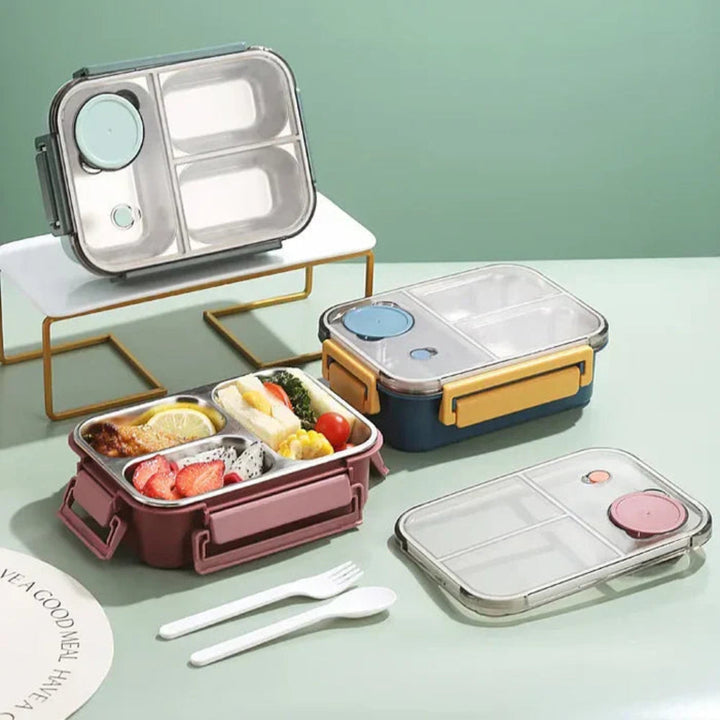 Insulated Stainless Steel Lunch Box – Keeps Temperature for up to 12 Hours