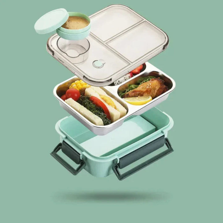 Insulated Stainless Steel Lunch Box – Keeps Temperature for up to 12 Hours