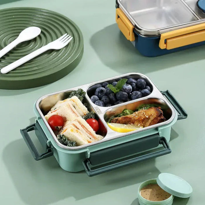 Insulated Stainless Steel Lunch Box – Keeps Temperature for up to 12 Hours