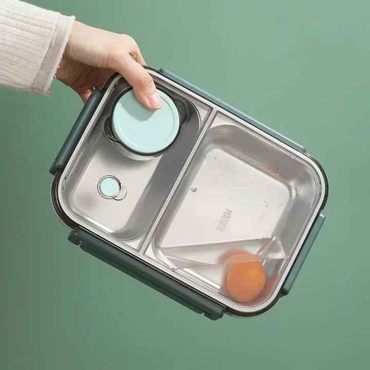 Insulated Stainless Steel Lunch Box – Keeps Temperature for up to 12 Hours