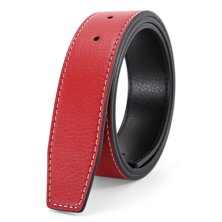 Interchangeable Leather Belt Strap