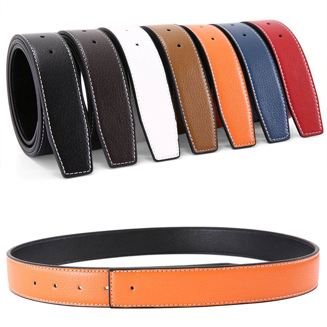 Interchangeable Leather Belt Strap