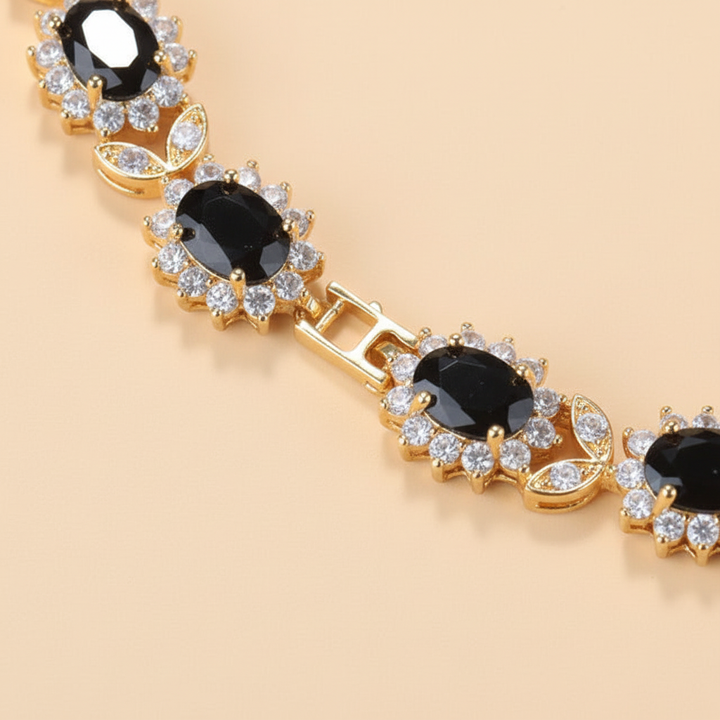 Jewellery Set With Cubic Zirconia - GlamourEssence