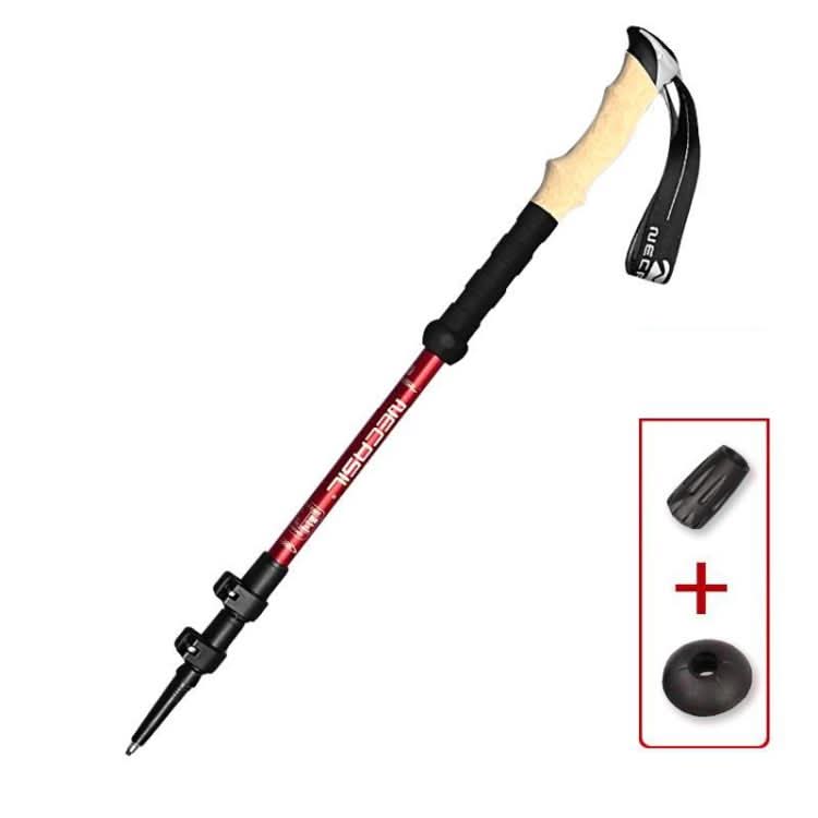 Joint-Friendly Carbon Trekking Poles with Anti-Shock System