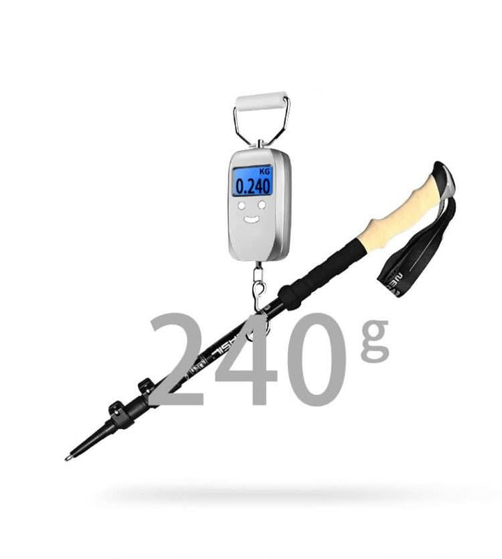 Joint-Friendly Carbon Trekking Poles with Anti-Shock System
