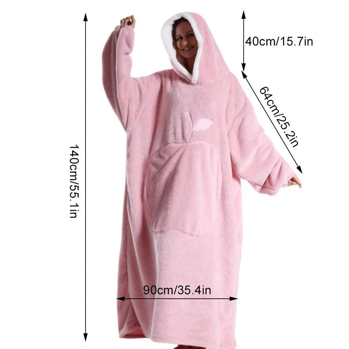 KUSCHELHOOD – Oversized Fleece Hoodie for Ultimate Comfort