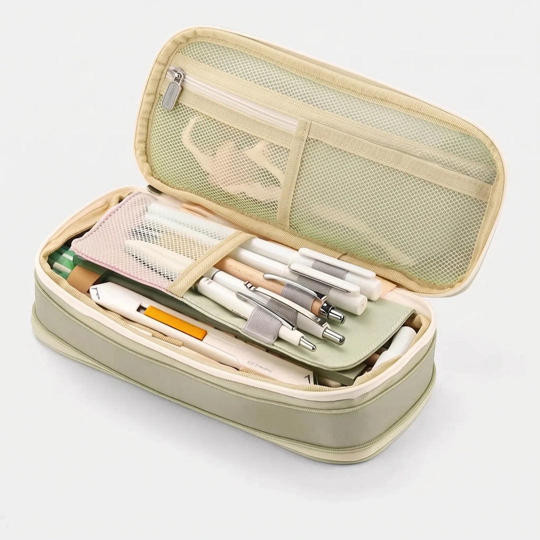 Large Capacity Double-Layer Stationery Pouch