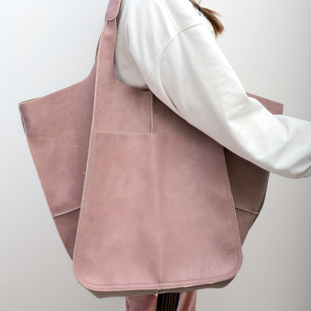 Large Retro Wave Beach Bag – Stylish and Functional