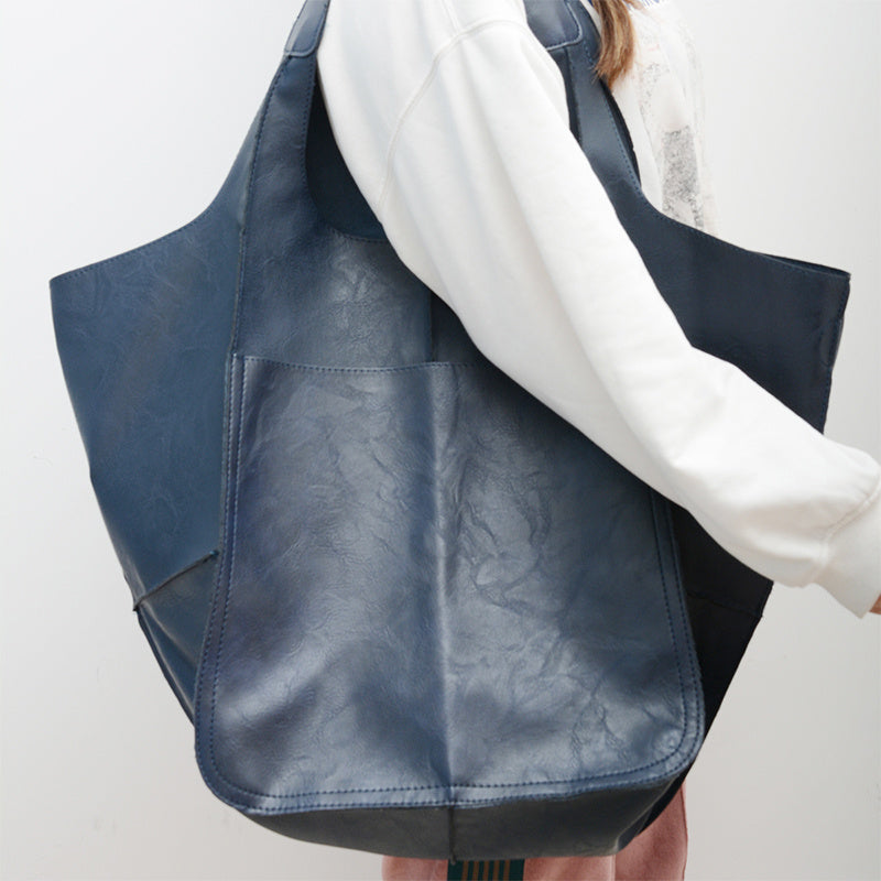 Large Retro Wave Beach Bag – Stylish and Functional