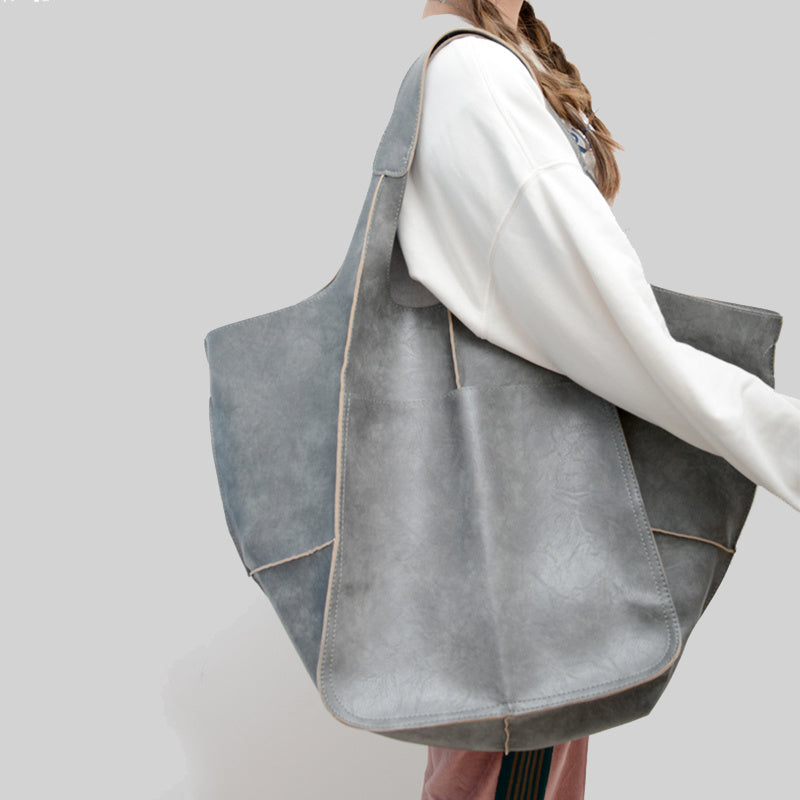 Large Retro Wave Beach Bag – Stylish and Functional