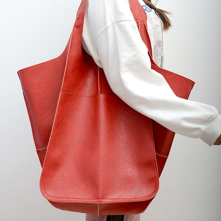 Large Retro Wave Beach Bag – Stylish and Functional