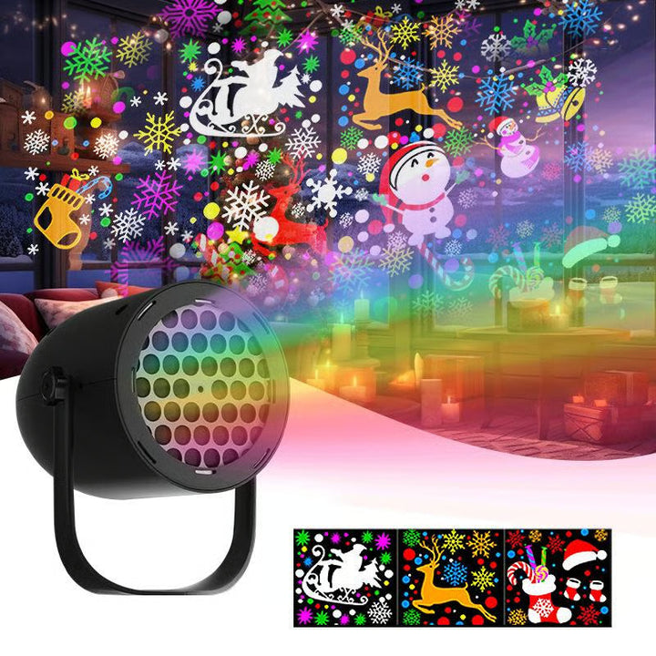 LED Christmas Projector Light with 16 Patterns