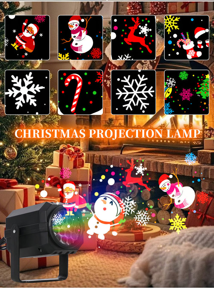 LED Christmas Projector Light with 16 Patterns