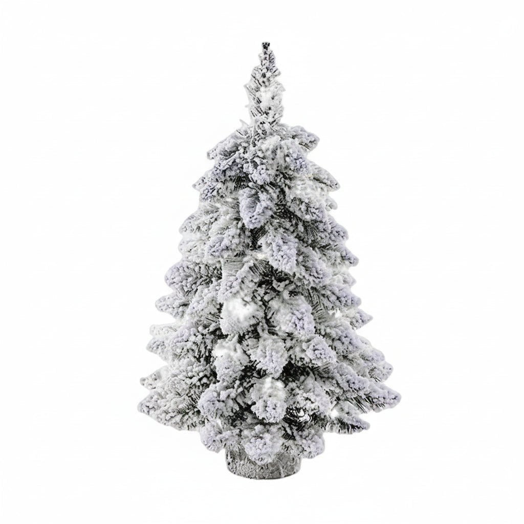 LED Christmas Tree with Frosty Snow Effect