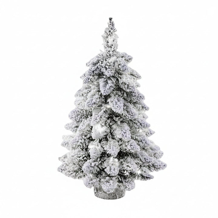 LED Christmas Tree with Frosty Snow Effect