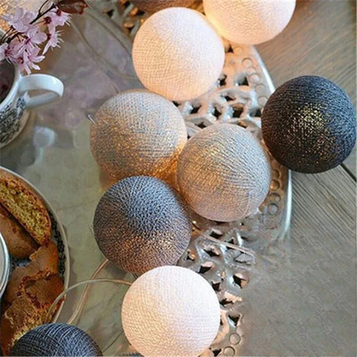 LED Cotton Thread Lanterns