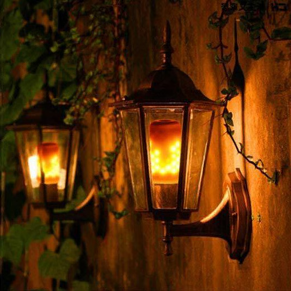LED Flame Effect Light Bulb