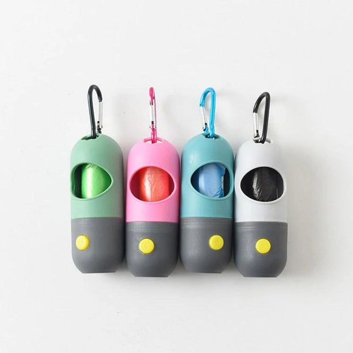 LED Light Dog Poop Bag Dispenser