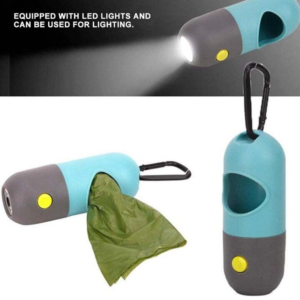 LED Light Dog Poop Bag Dispenser
