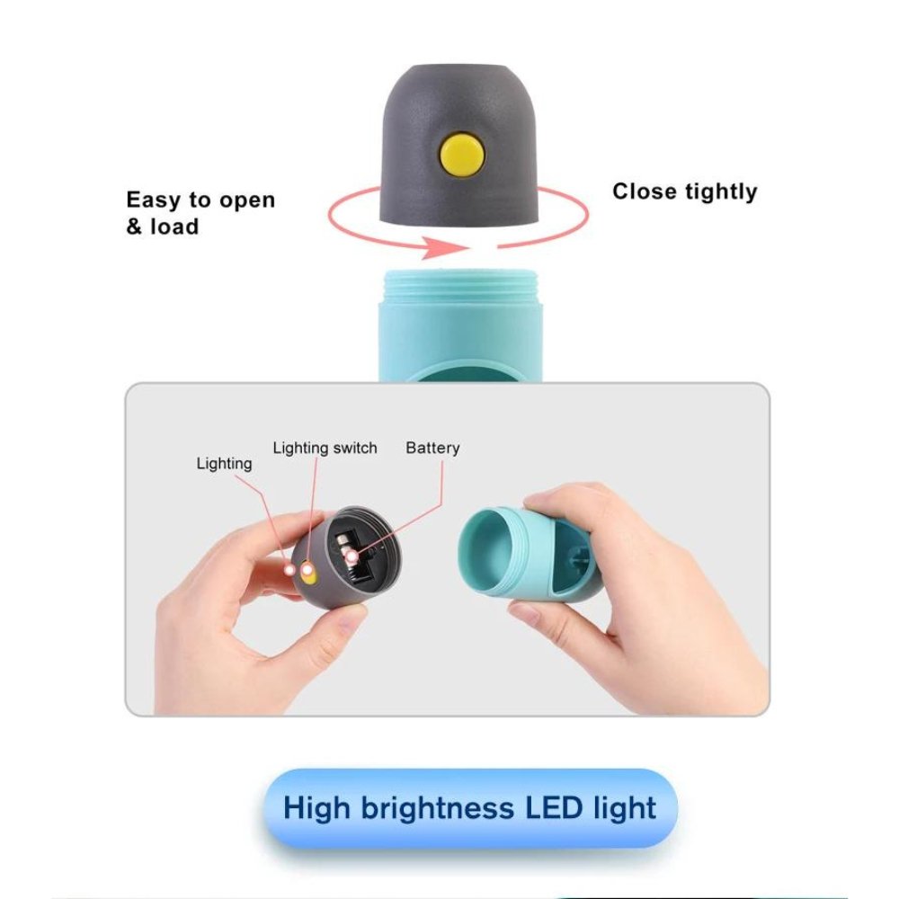 LED Light Dog Poop Bag Dispenser