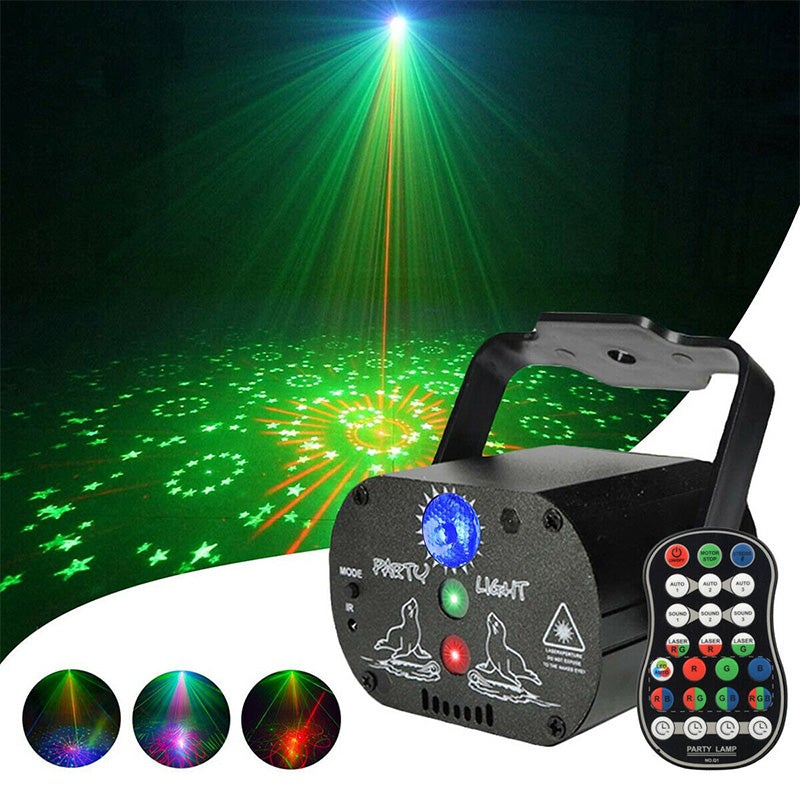 LED Stage Laser Light with Remote Control - Fantastic Patterns