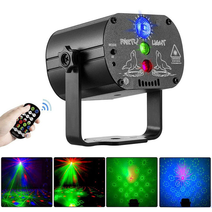 LED Stage Laser Light with Remote Control - Fantastic Patterns