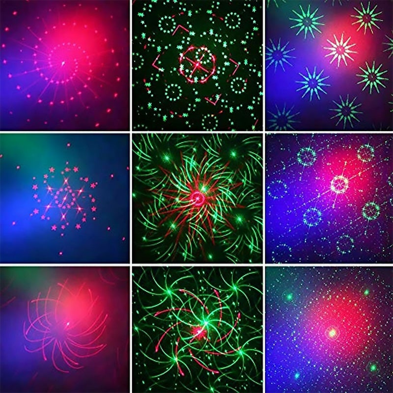 LED Stage Laser Light with Remote Control - Fantastic Patterns