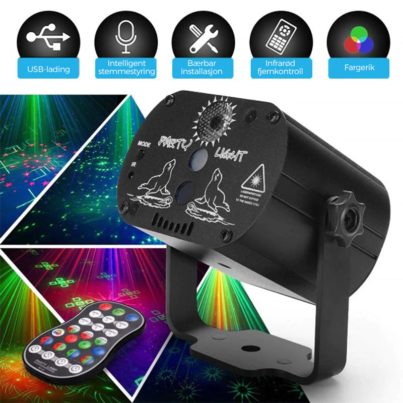 LED Stage Laser Light with Remote Control - Fantastic Patterns