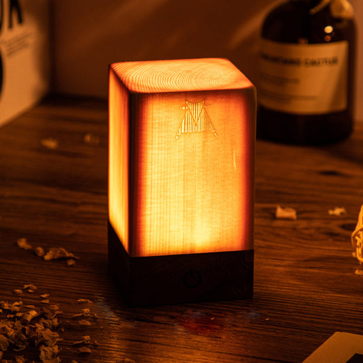 LED Table Lamp with Rechargeable Battery and Touch Control