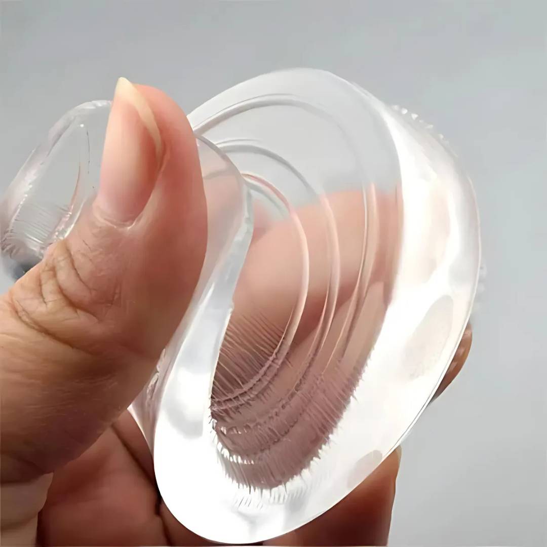 LiftComfort Silicone Gel Heel Lifting Inserts | Height Increase - Pain Relief for Plantar Fasciitis - Shock Absorption - Better Posture Niki