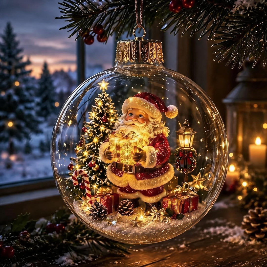 Light-Up Christmas Mini Winter Wonderland Home Decor Ornament