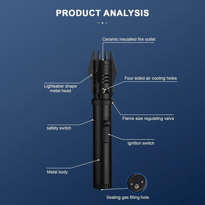 Lightsaber Windproof Lighter – Reliable Ignition in All Conditions