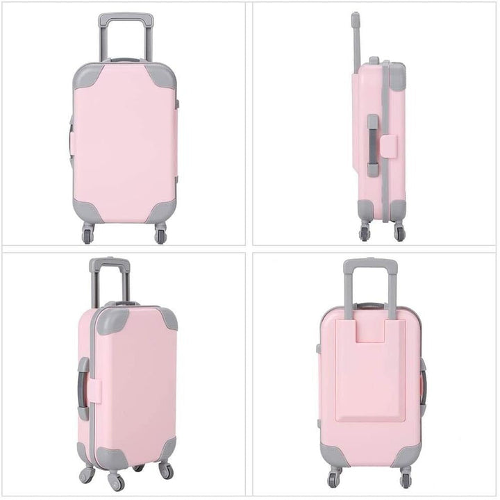 Lightweight Doll Travel Suitcase – Durable 18-Inch (45.72 cm) Accessory