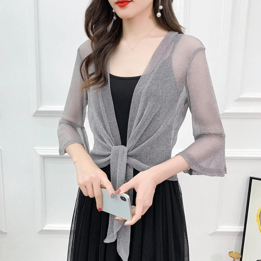 Lightweight Sparkly Shrug Cardigan