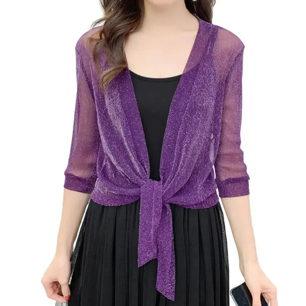 Lightweight Sparkly Shrug Cardigan