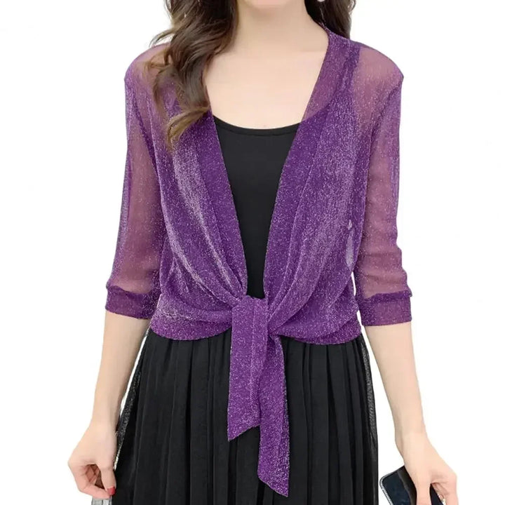 Lightweight Sparkly Shrug Cardigan