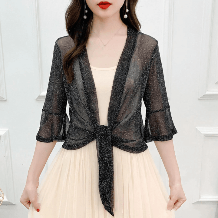 Lightweight Sparkly Shrug Cardigan