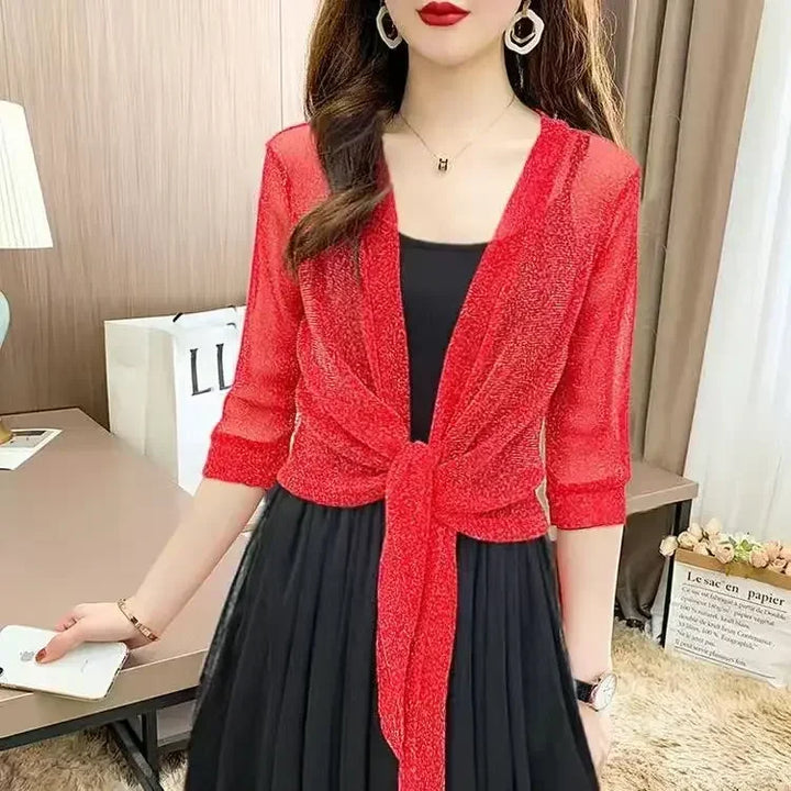 Lightweight Sparkly Shrug Cardigan