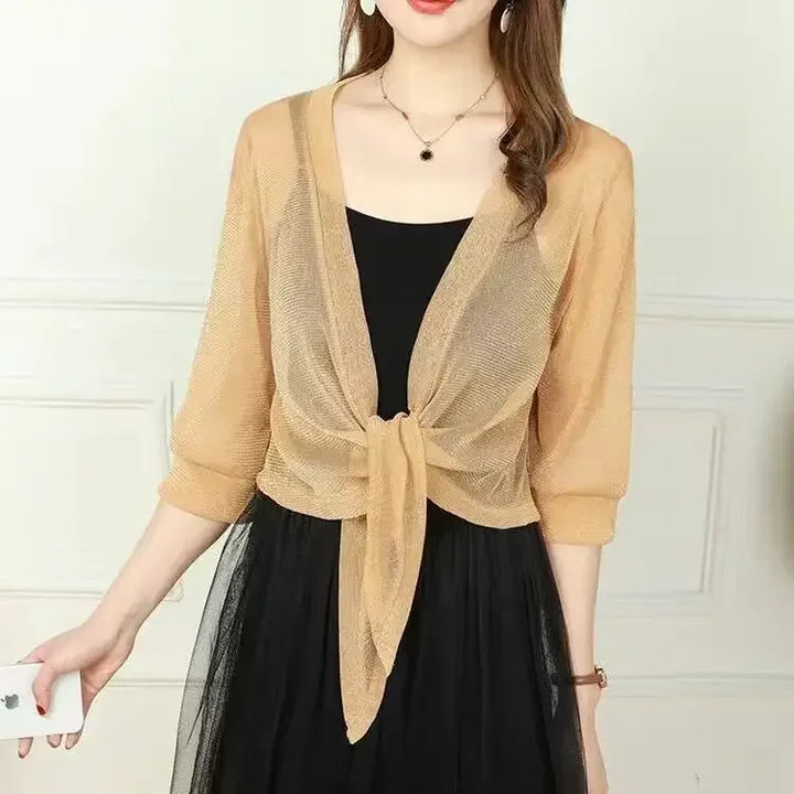 Lightweight Sparkly Shrug Cardigan