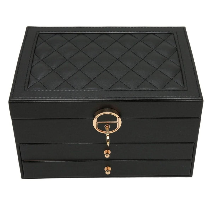 LUXE JEWEL - Elegant leather jewellery box for stylish storage